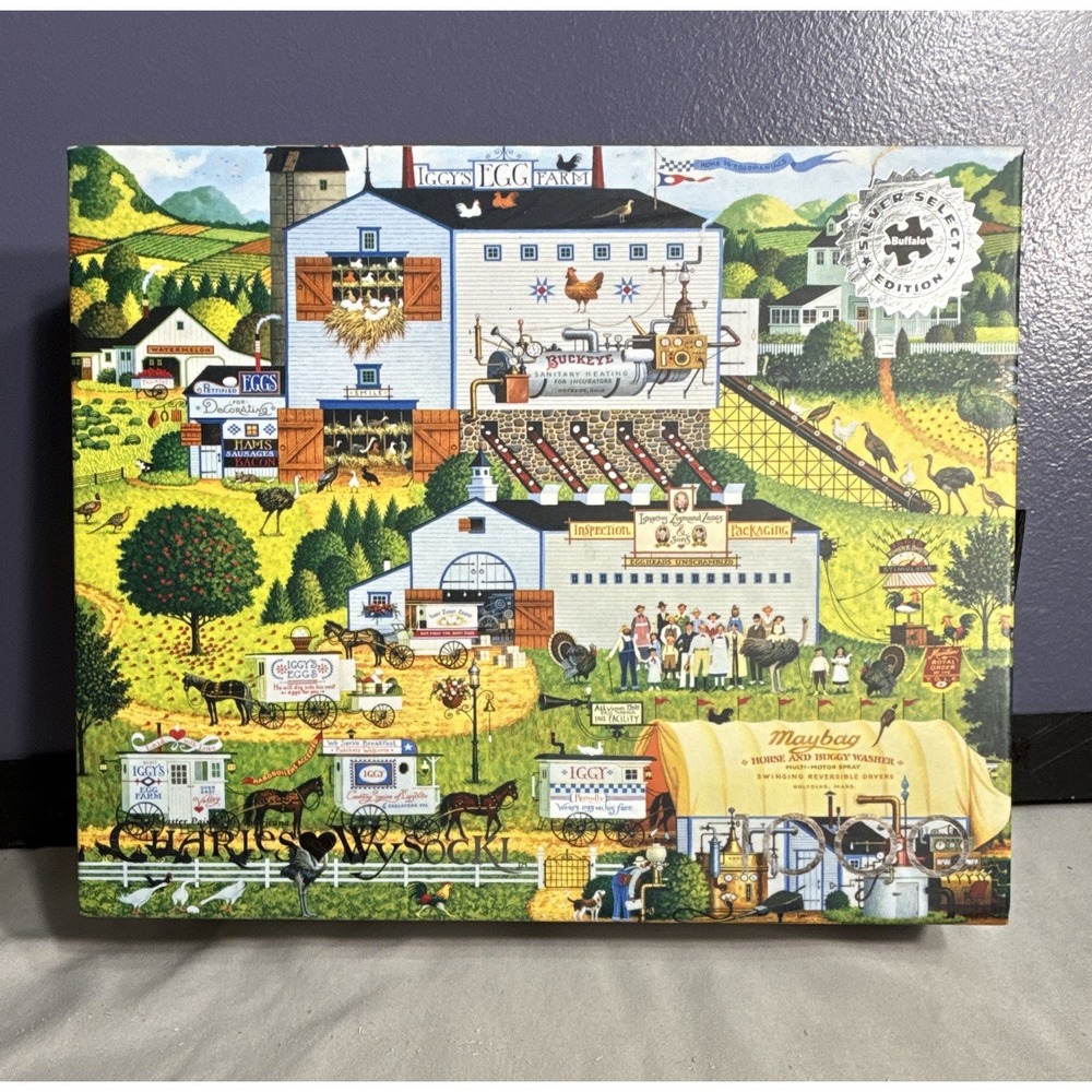 Buffalo Games Silver Select Charles Wysocki Farm 1000-Piece Jigsaw Puzzle